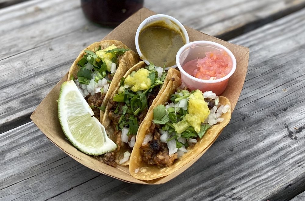 Austin eastside Discada tacos and Mexican coke