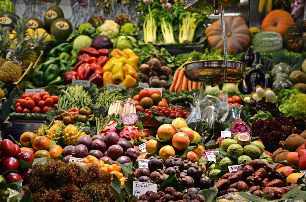 produce at Barcelona Markets and Foodie Experiences