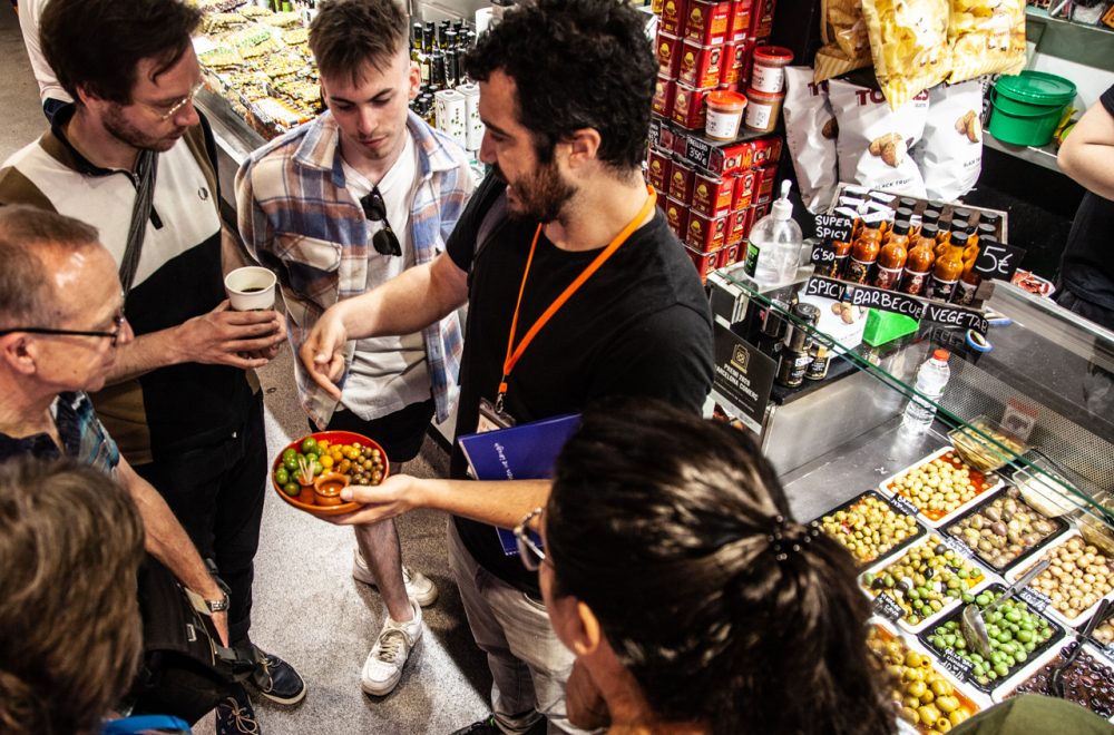 Olive Tasting at La Boqueria