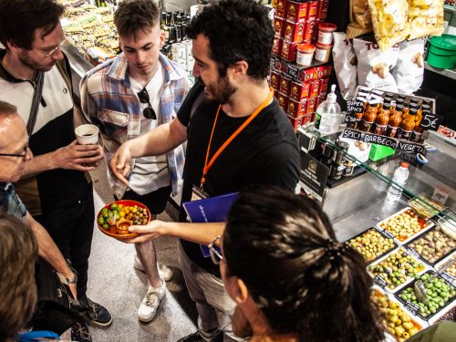 Olive Tasting at La Boqueria