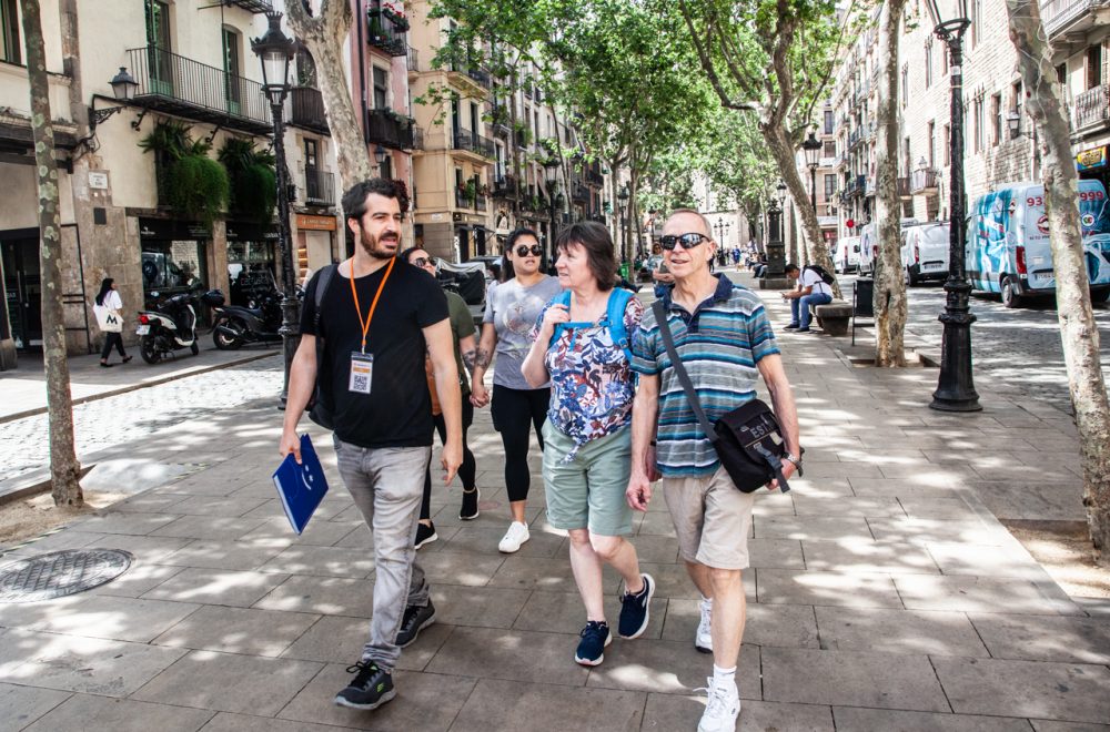 Strolling Passeig del Born on Ancient markets tour