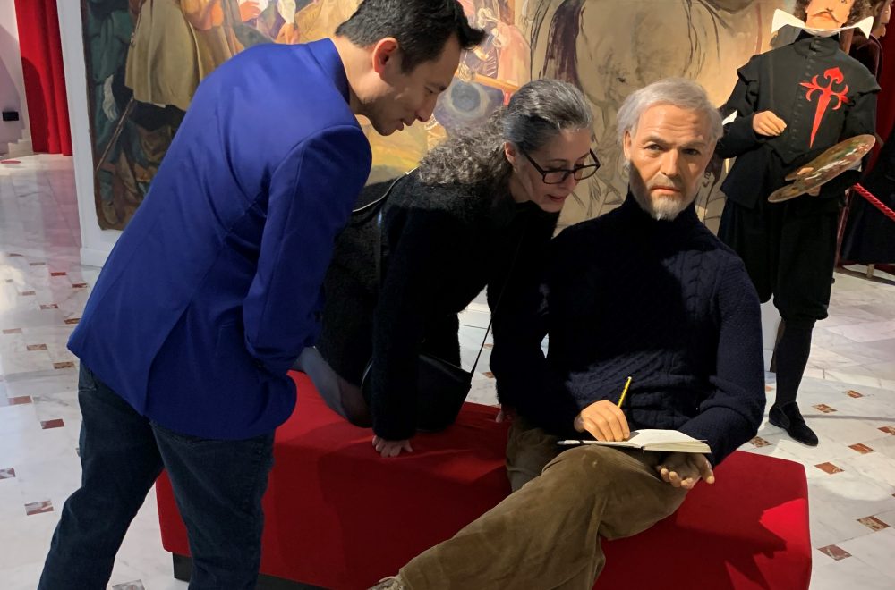Hemingway at the Barcelona wax museum