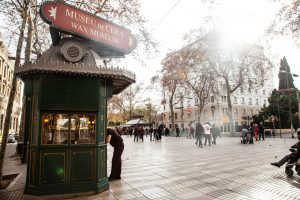 The wax museum guichet at La Rambla