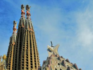 sagrada familia outside dome detail