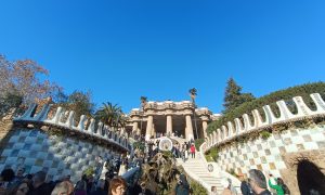 dragon staircase in parkguell