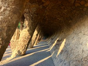 porch of the laundry park guell