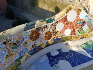 trencadis in park guell
