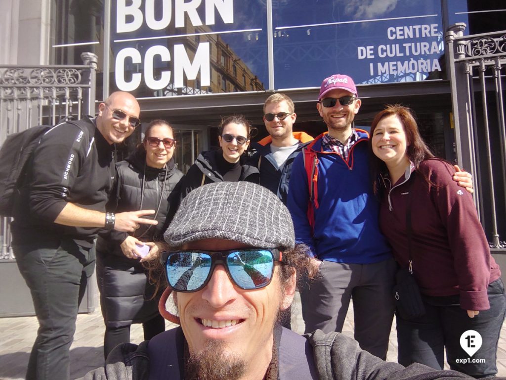 Group photo Barcelona Ancient Markets Walking Tour on Mar 6, 2024 with Nicholas
