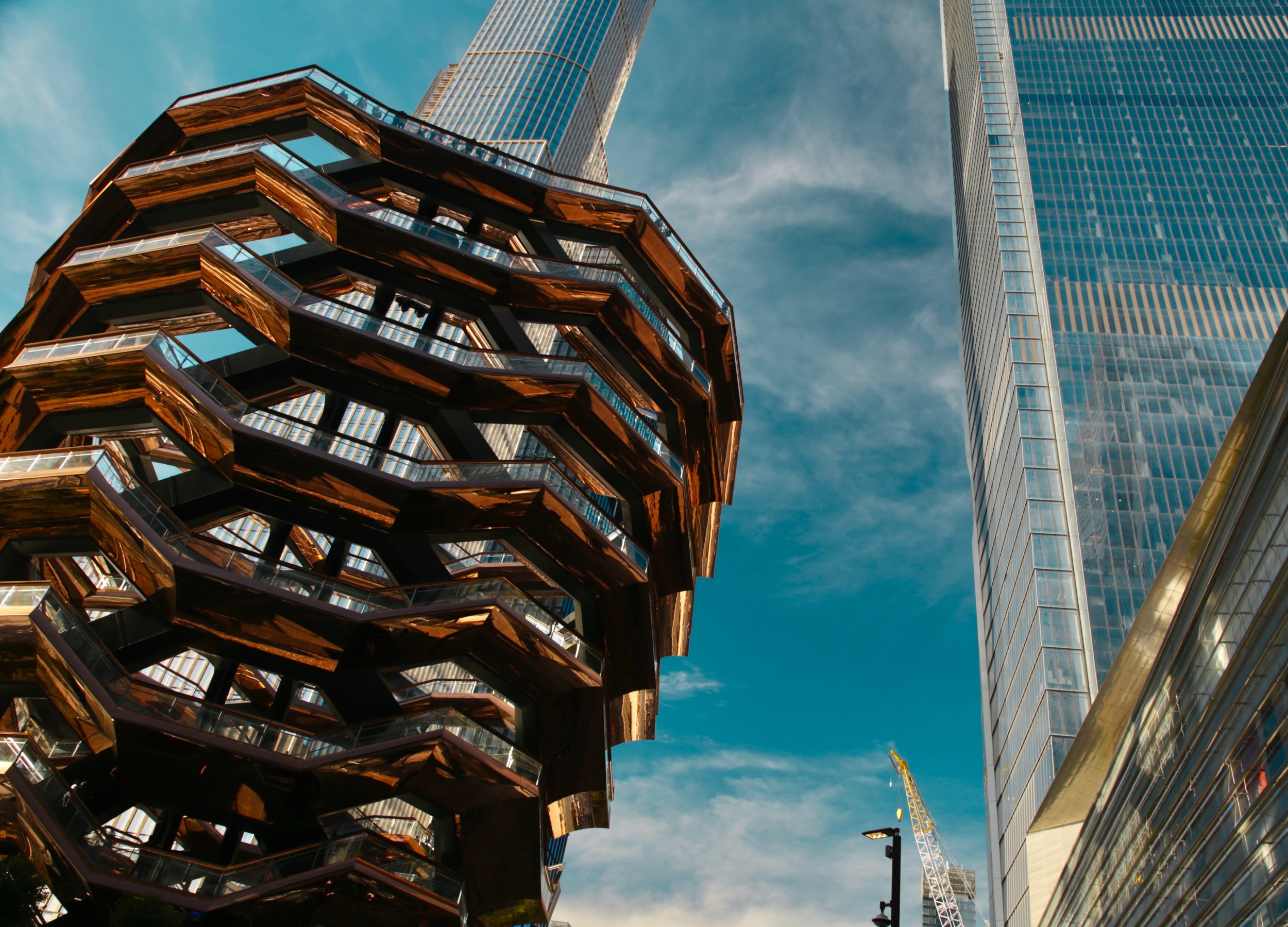 O Vaso é uma atracção popular em Hudson Yards