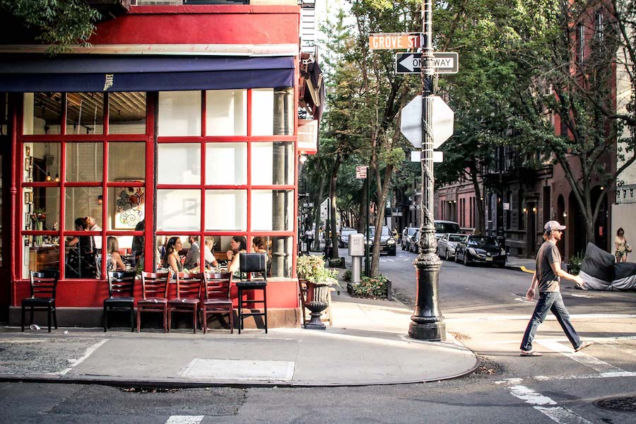 a street in Greenwich Village