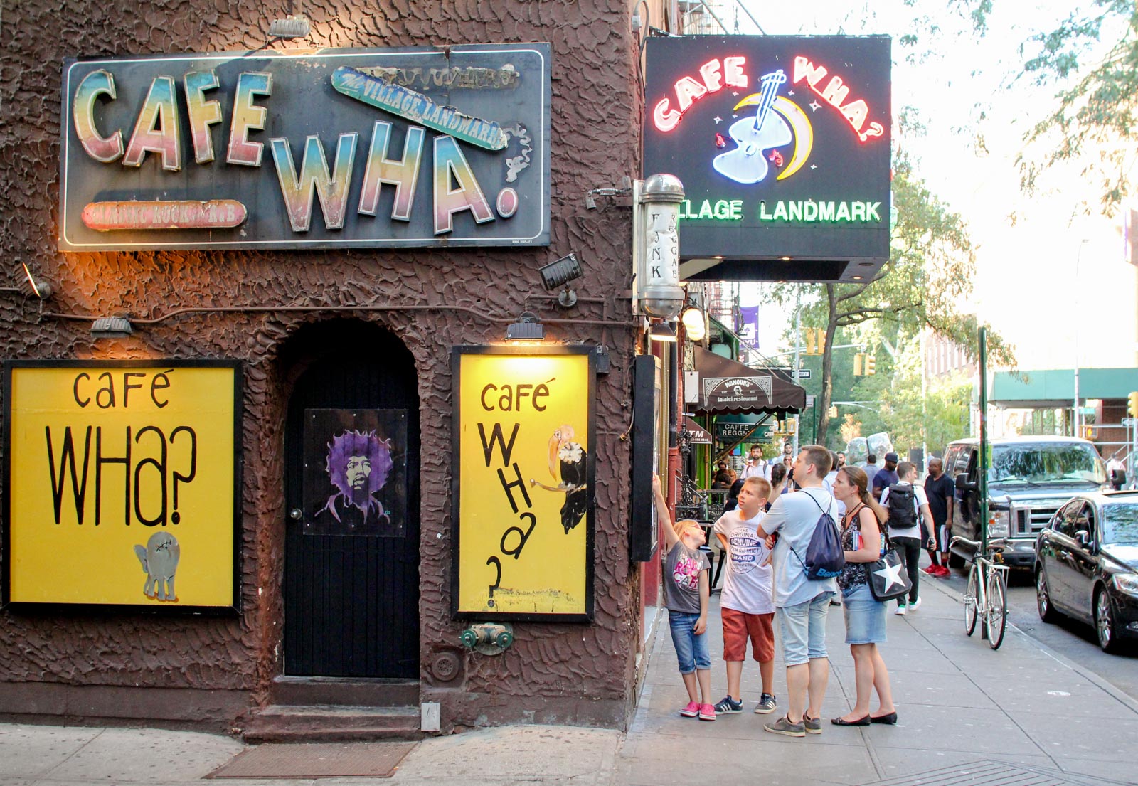 The legendary Cafe Wha? in the Village