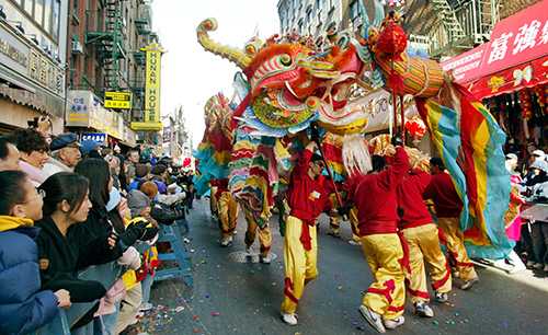 Dragon in Chinatown - Lunar New Year