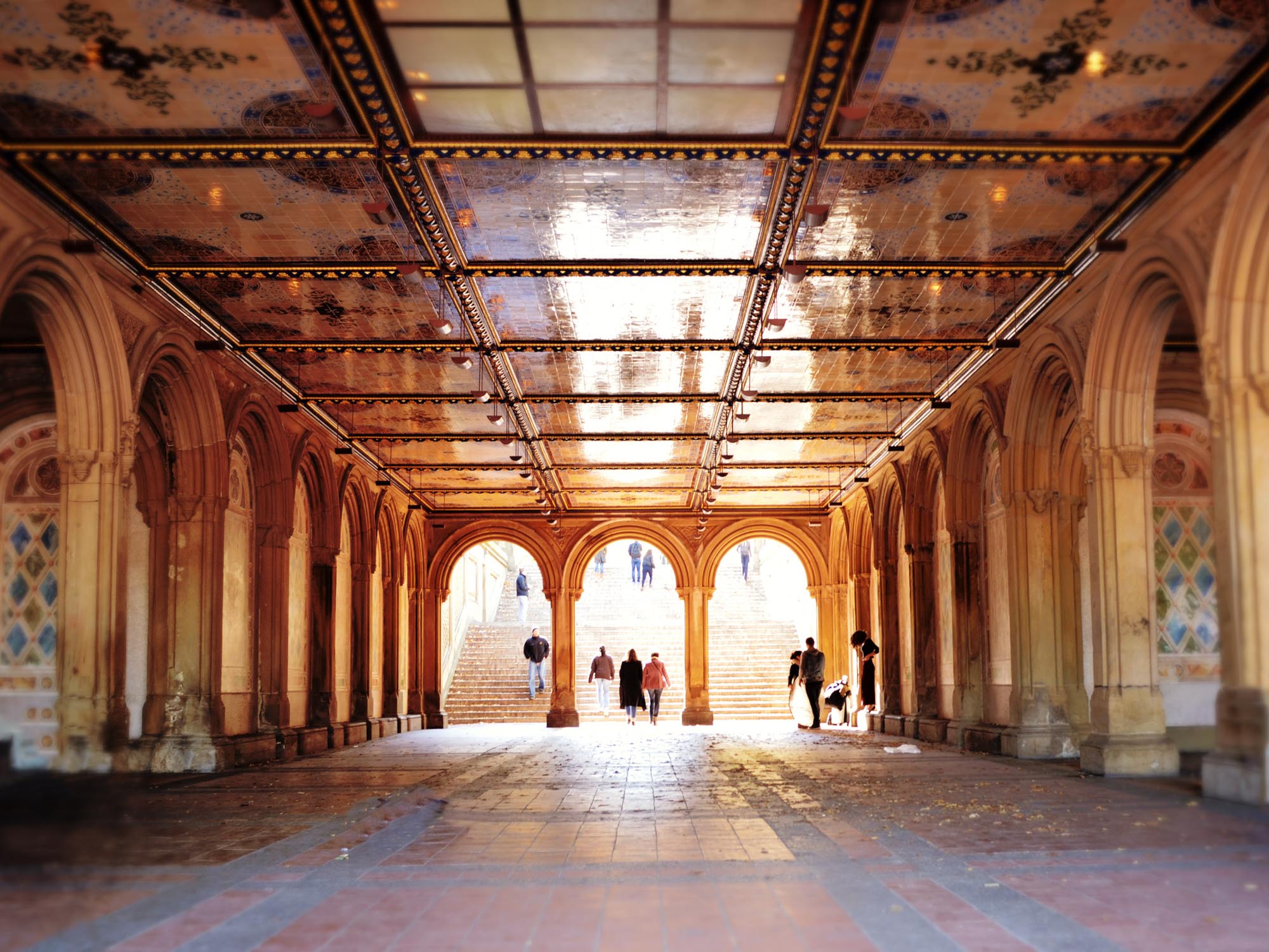 The Arcade at Bethesda Terrace in Central Park