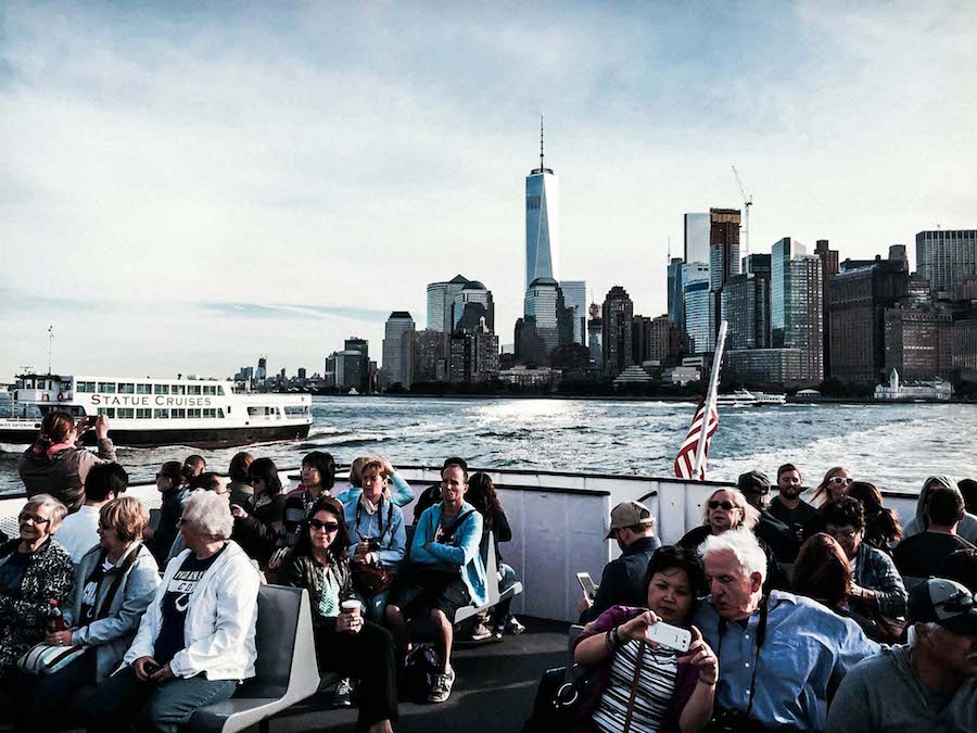 Le ferry d'Ellis Island