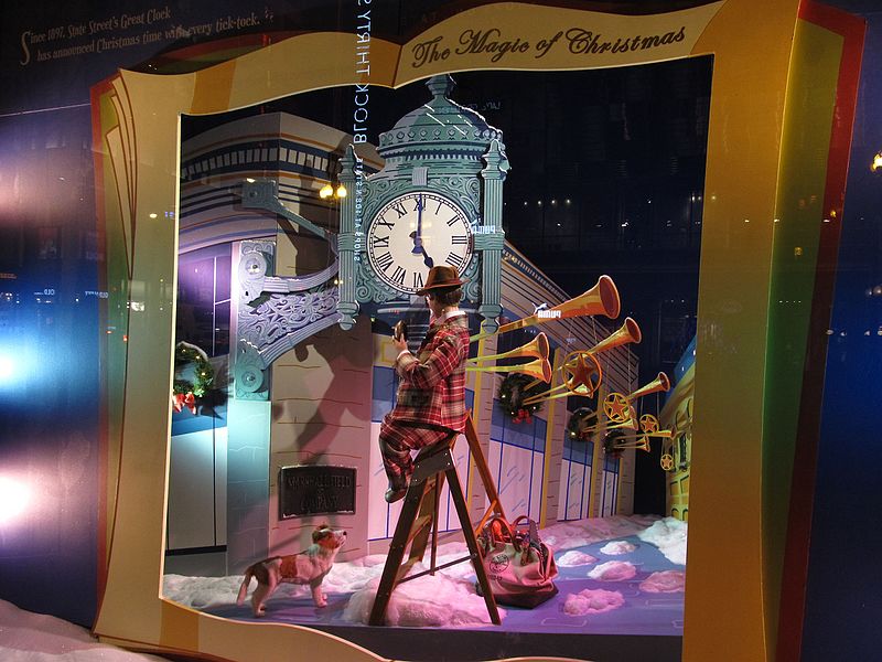 Macy's_Christmas_Display,_Marshall_Field_and_Company_Building