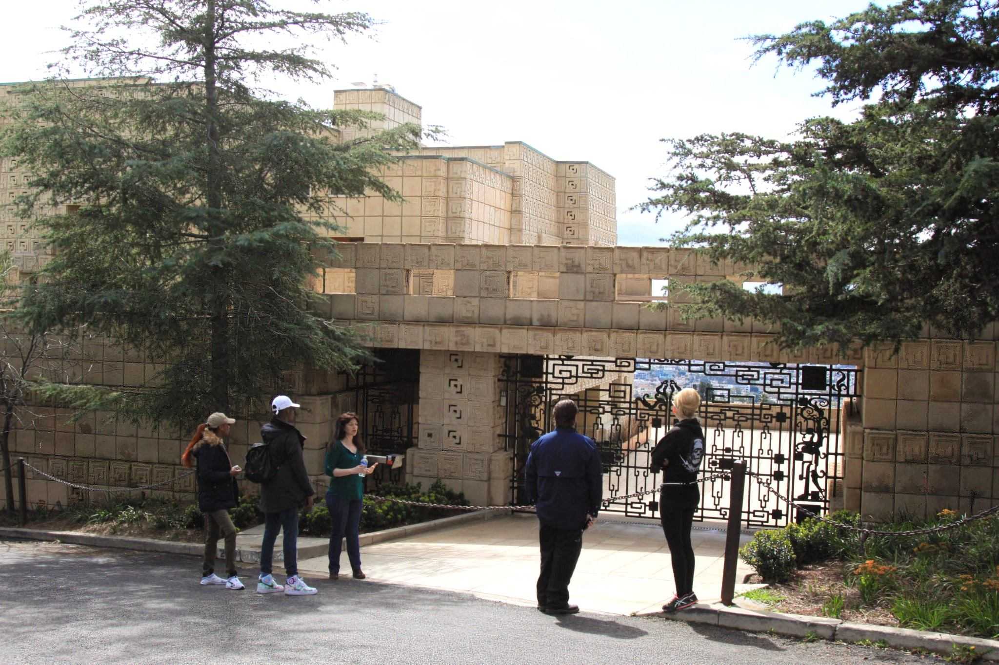 Ennis House entry gate