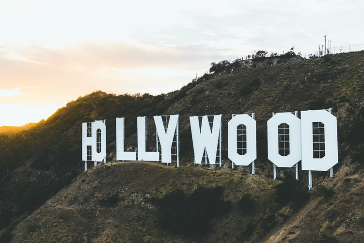 hollywood sign close