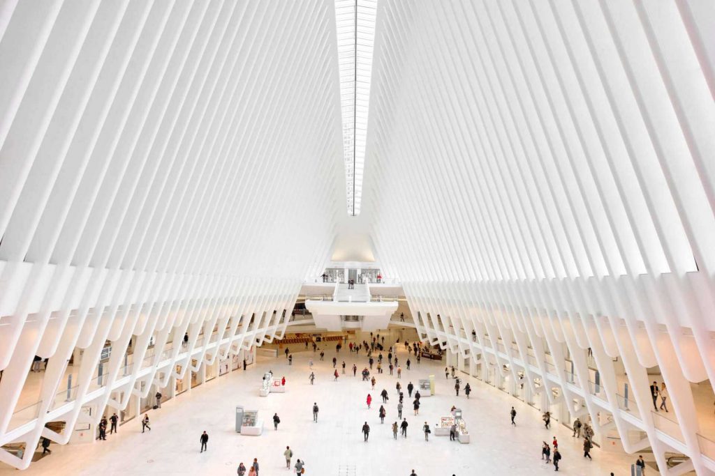 white colored dome with people walking on the ground