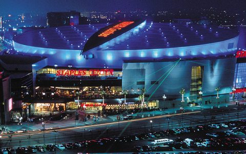 staples center lakers