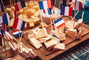 Savory French cheeses