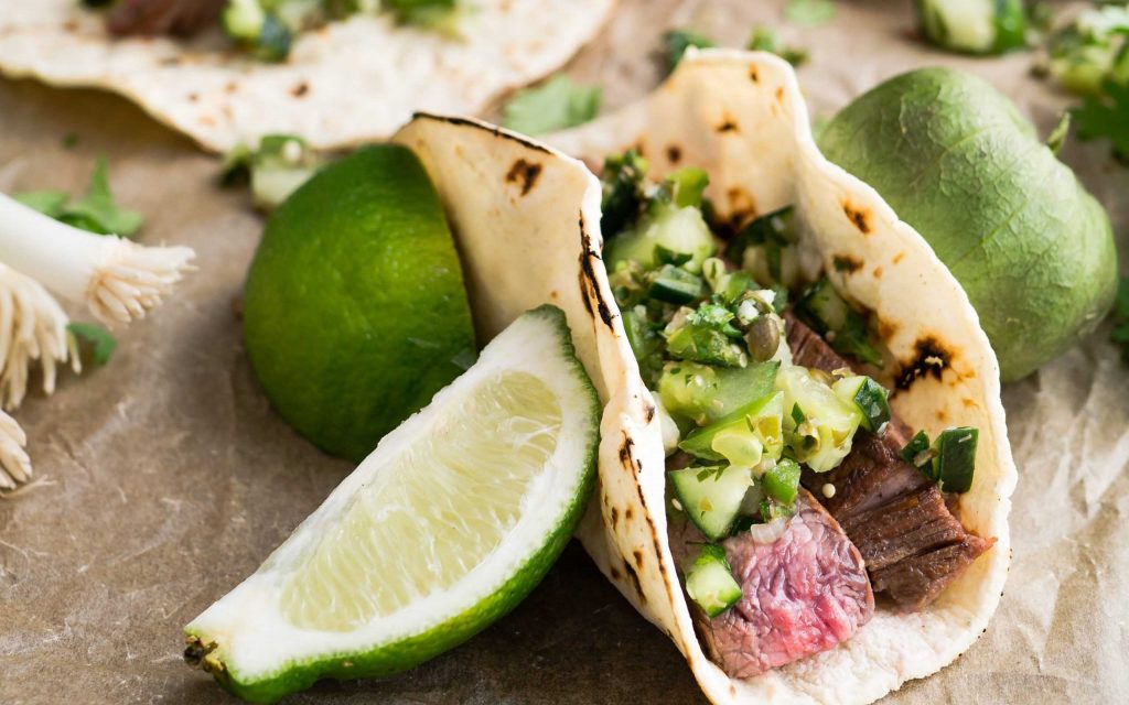 Tacos and limes