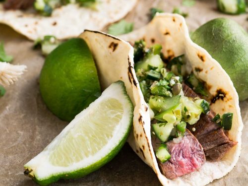 Tacos and limes