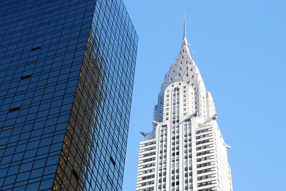 Building with pointy needle