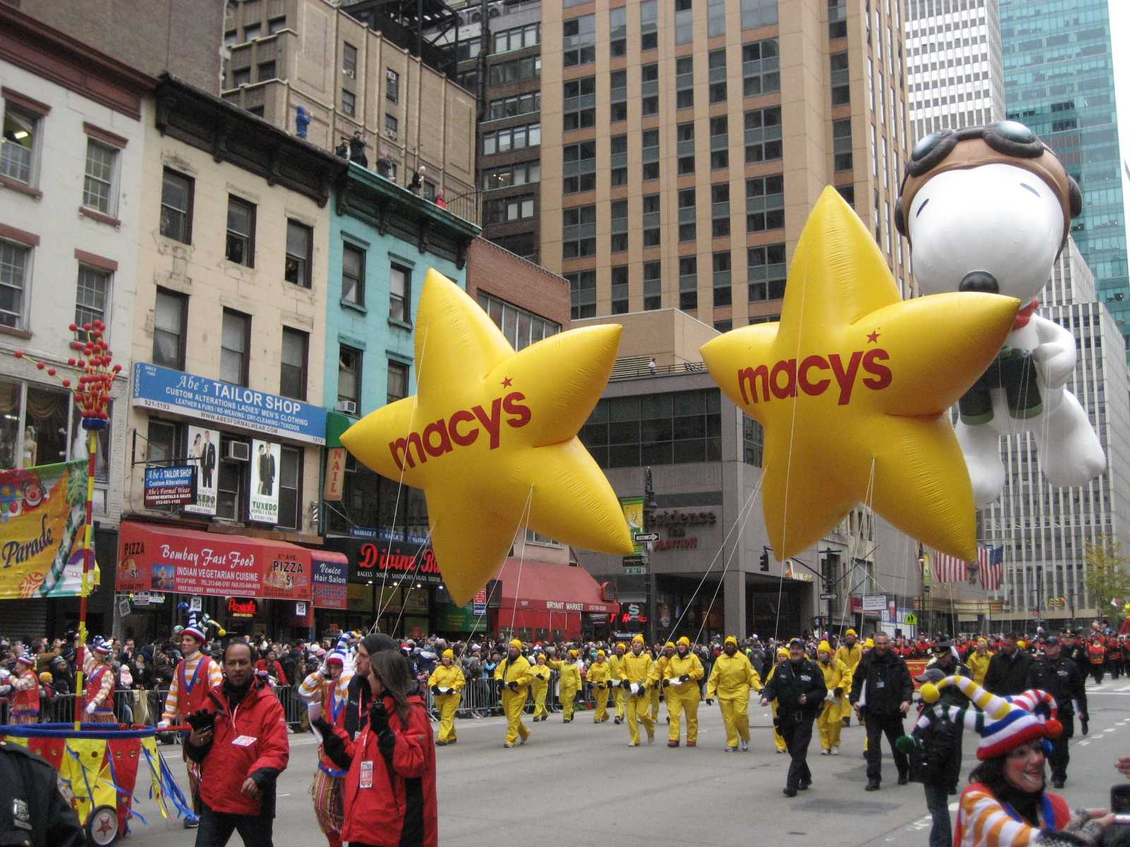 Parade with balloons