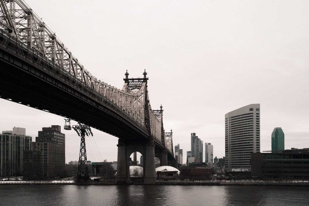 Queensboro Bridge from Sutton Place Park in New York