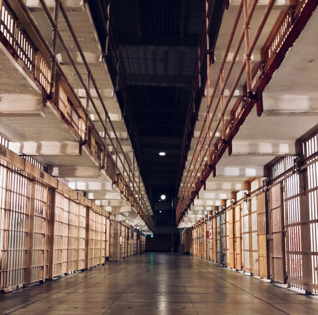 Alcatraz Island prison cells