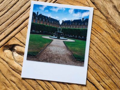 picture of a postcard of Place ace des Voges