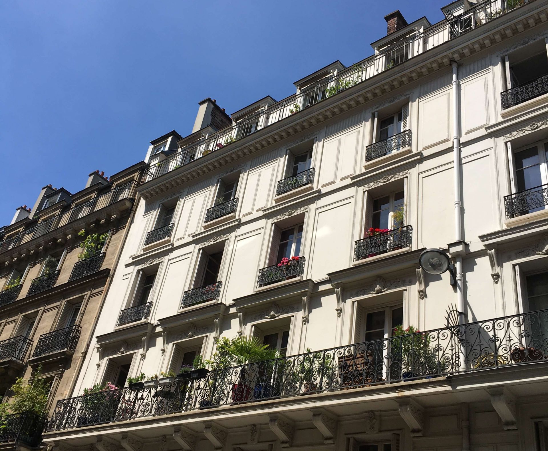 Châtelet balconies in Paris