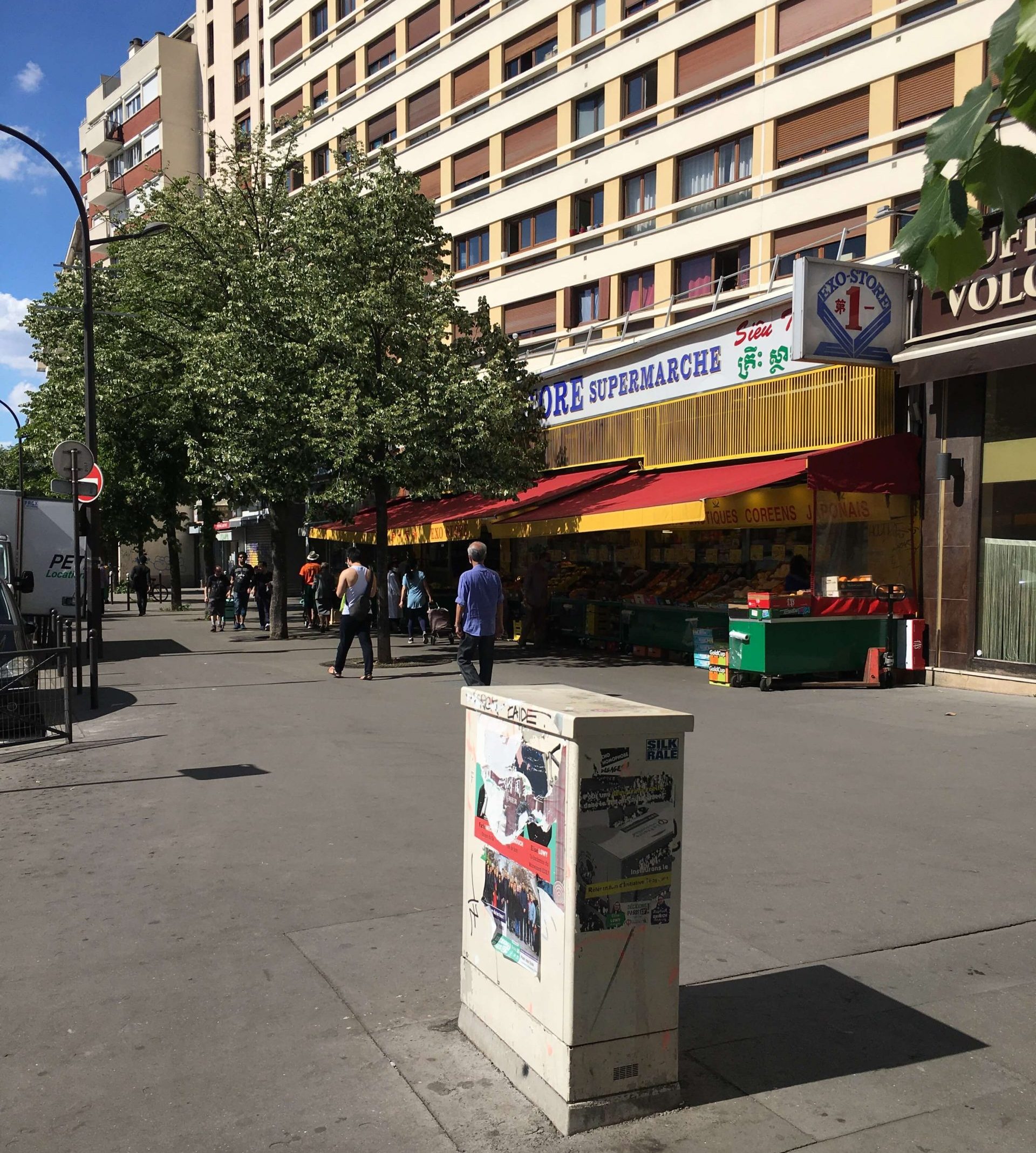 street art in the 13th Arrondissement in Paris