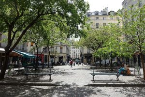 The square of Place du Sainte Cathering