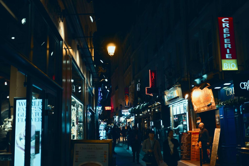 paris at night