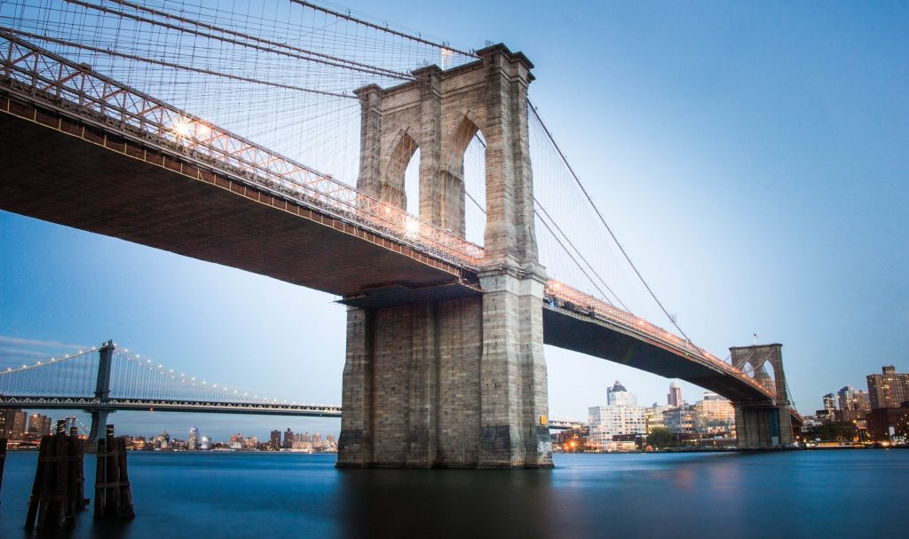 The Brooklyn Bridge in New York City