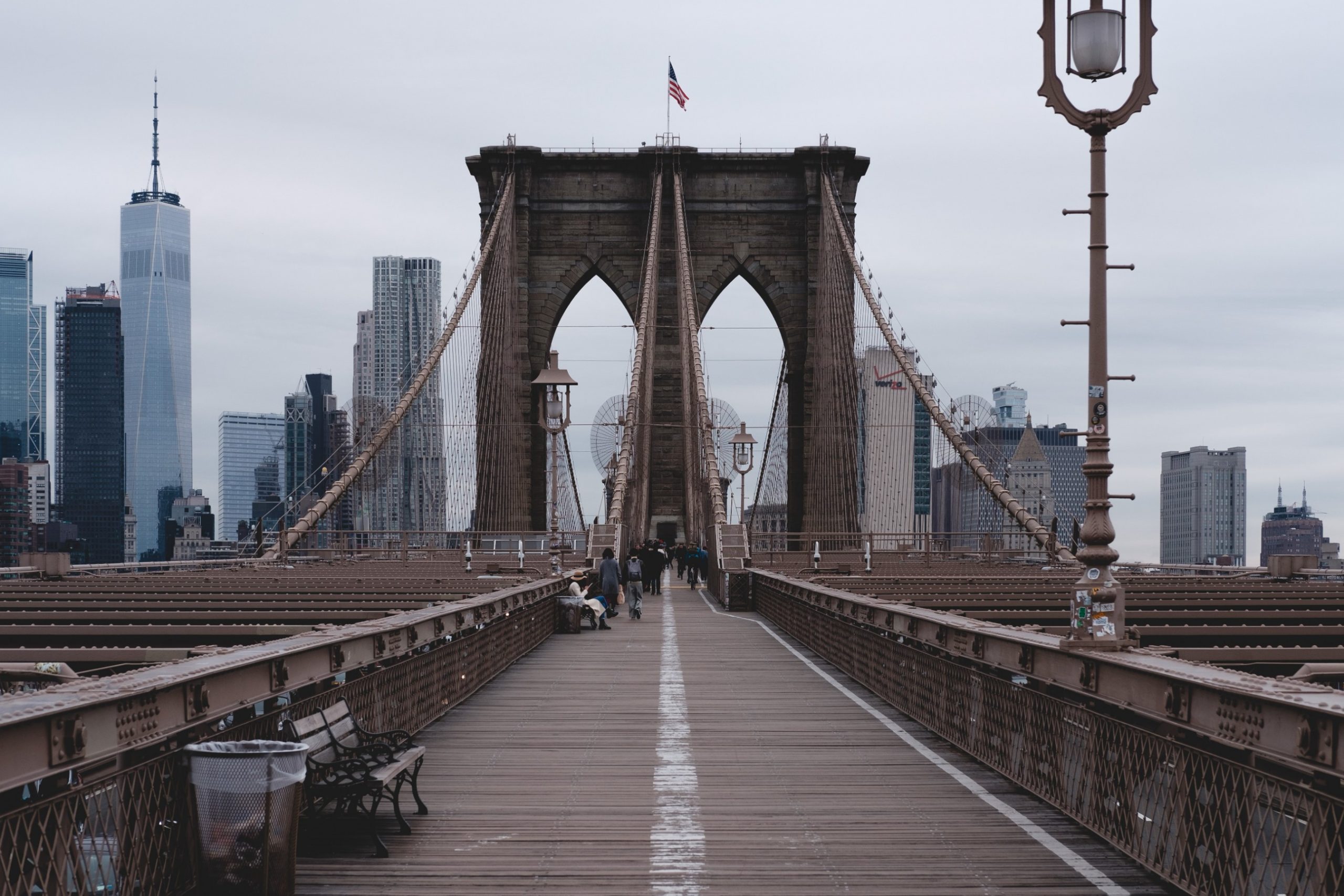 The Brooklyn Bridge in New York City