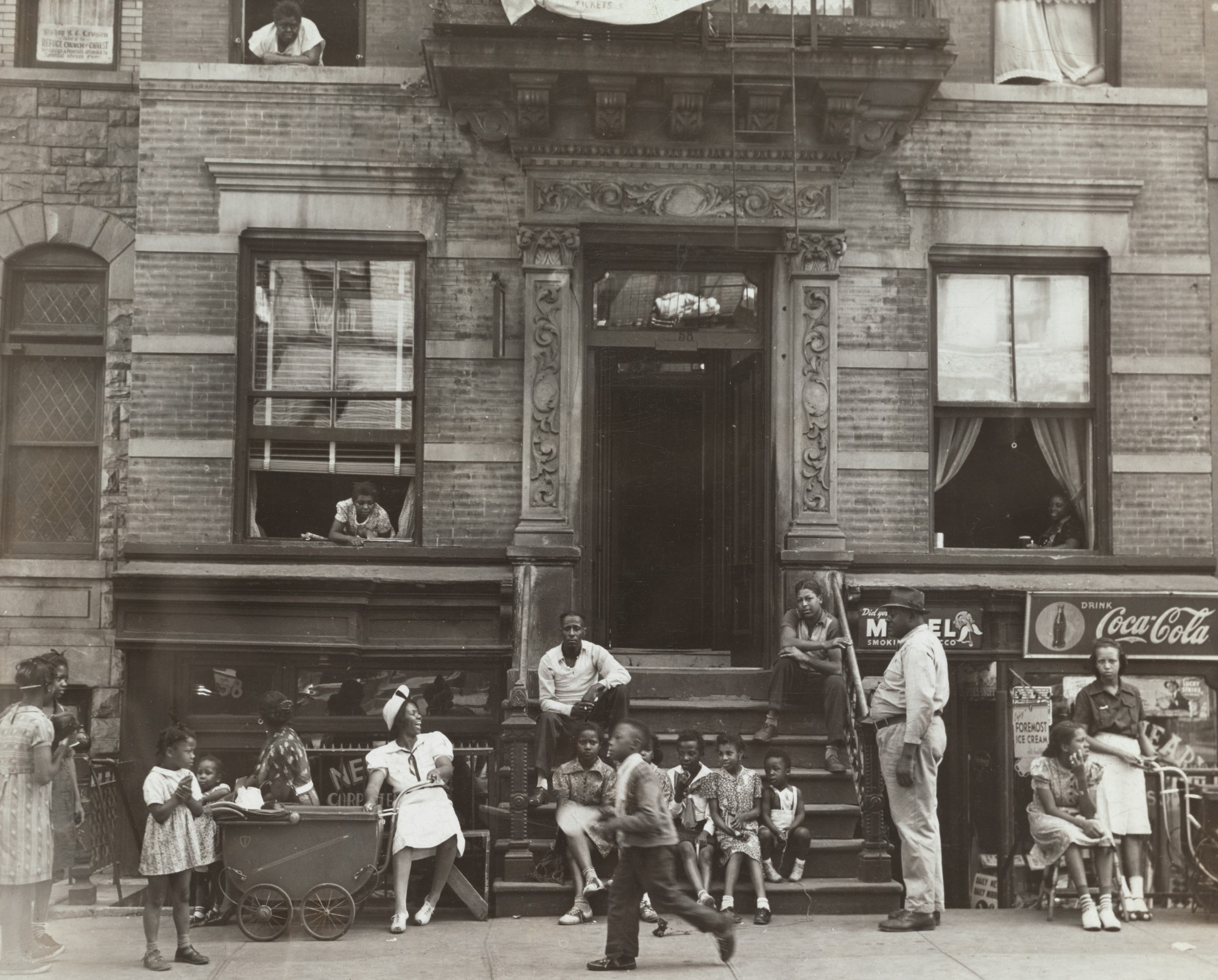 A row house in Harlem