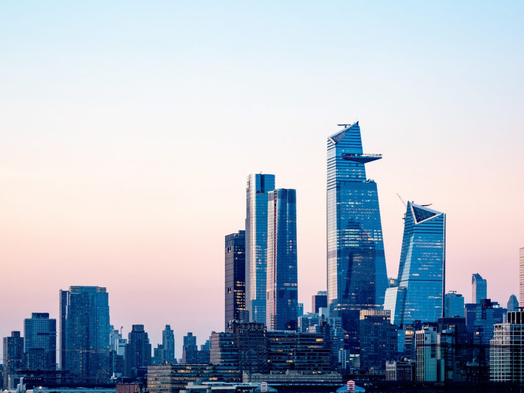 Hudson Yards dominates the skyline on Manhattan's west side