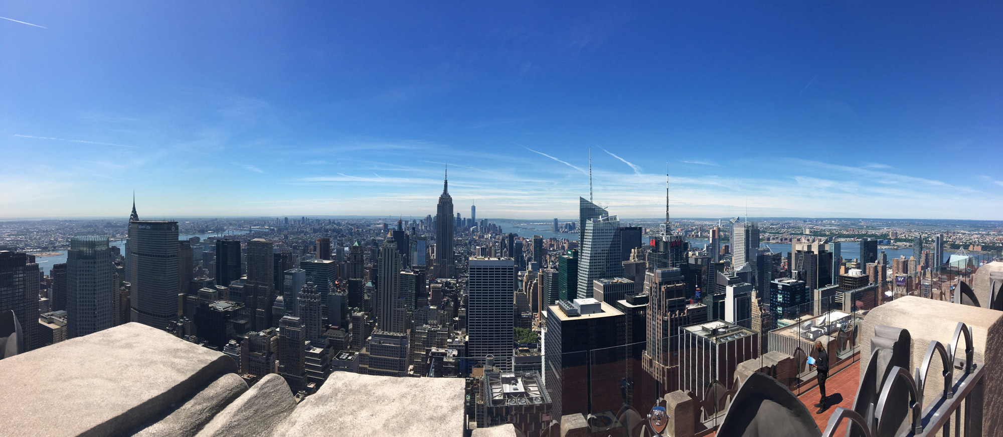 View from Top of the Rock Observation Deck