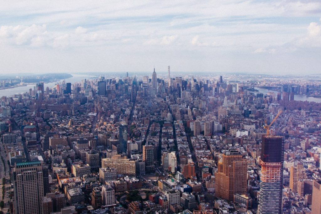 The view from the One World Observatory