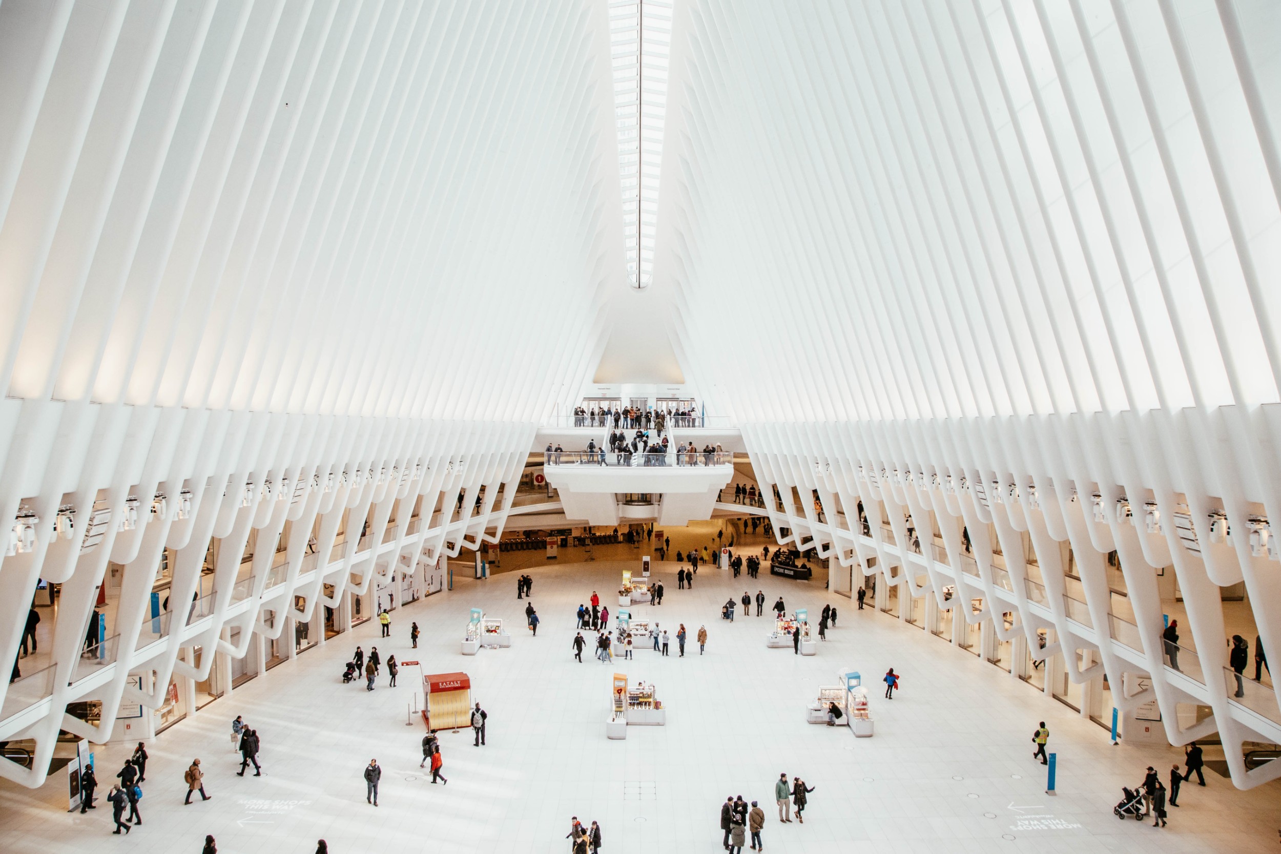 Inside the Oculus, the new World Trade Center subway station and shopping mall