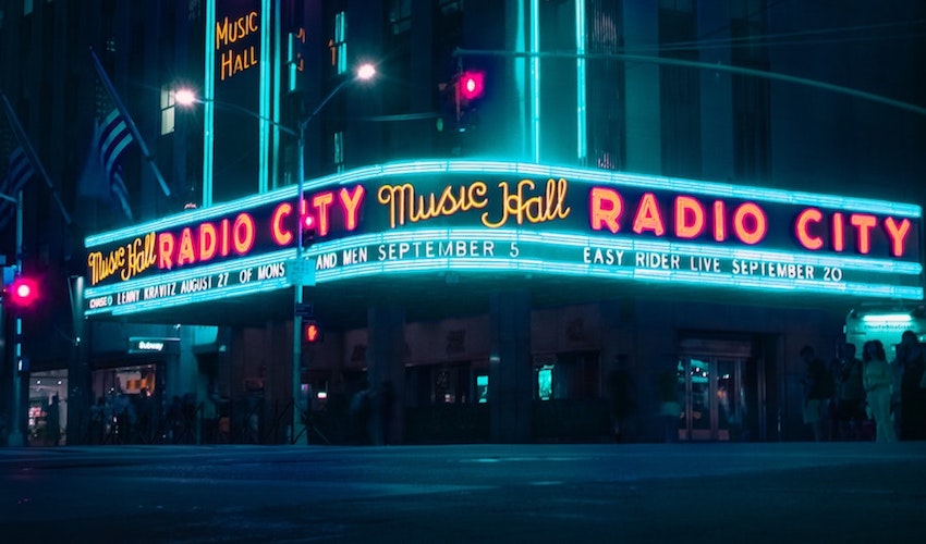 Radio City Music Hall in New York City