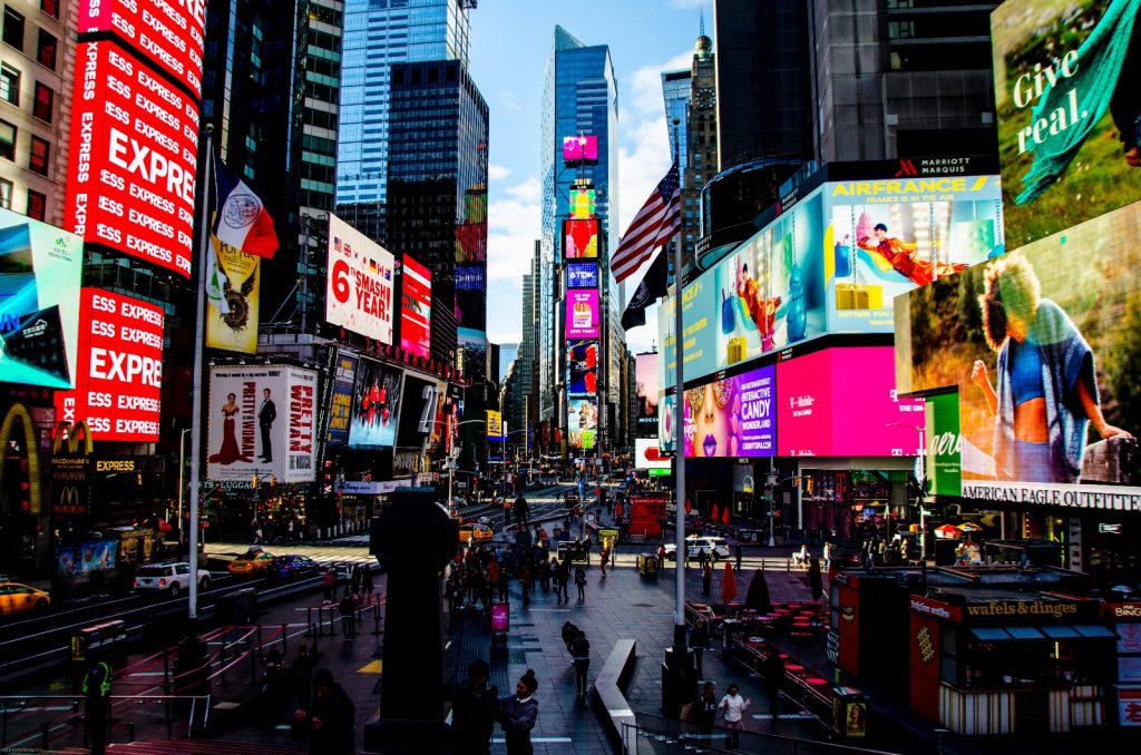 Times Square in New York City
