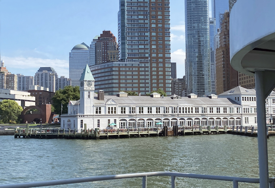 Vue du ferry prise en juillet 2020