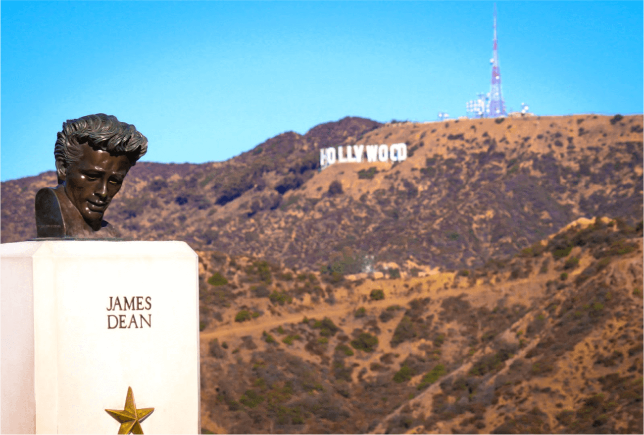 James Dean statue