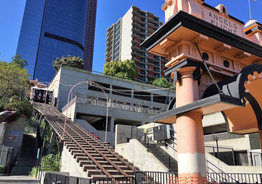 Angels Flight Railway in LA