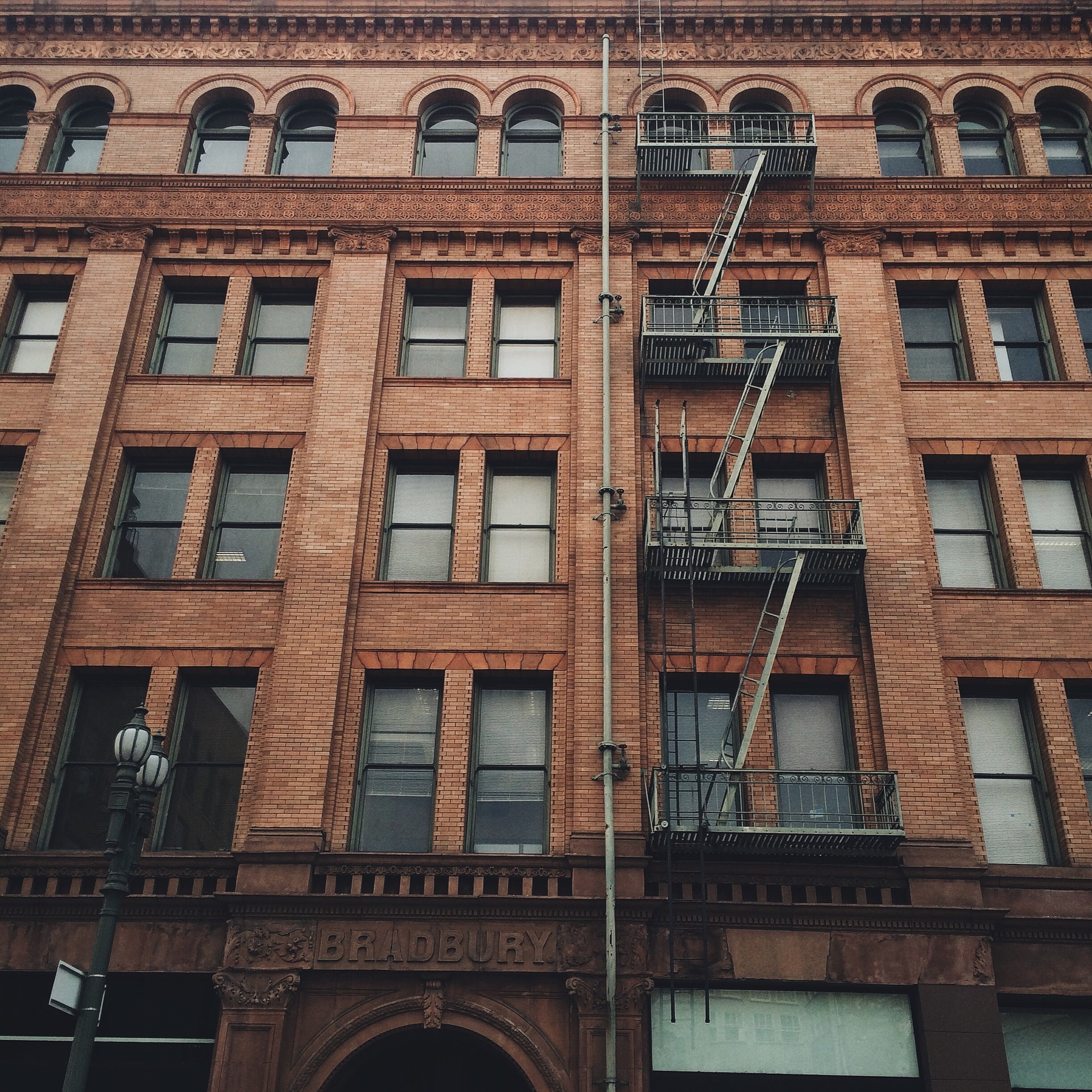 Bradbury Building exterior in LA