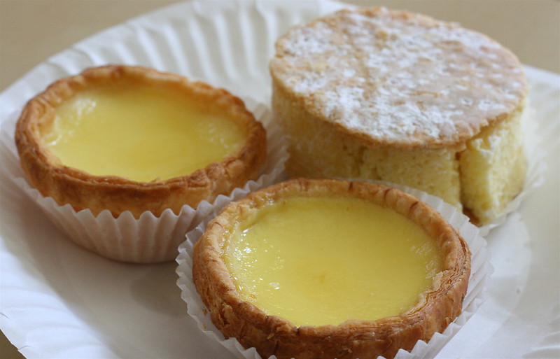 Egg Tarts in San Francisco bakery