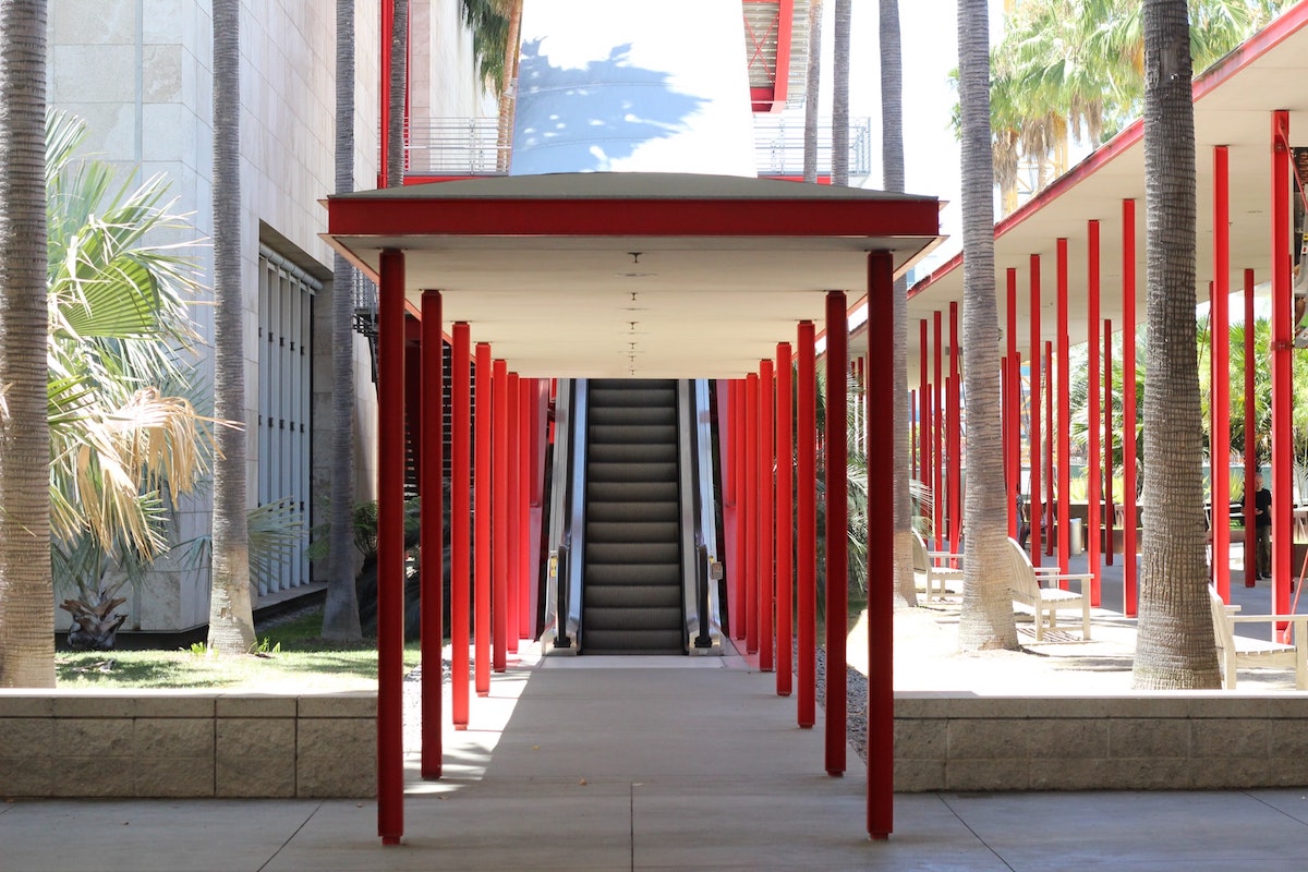 Entrance to LACMA museum in LA